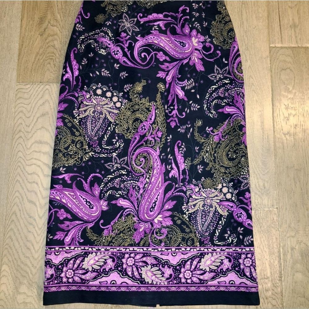 Pantology Purple Midi y2k Skirt sz 12